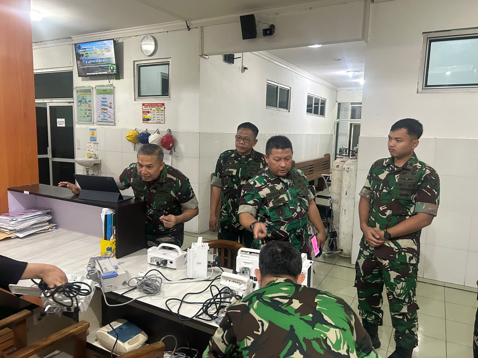 KUNJUNGAN TIM WASRIK DI RUMKIT TK.IV 16.07.01
